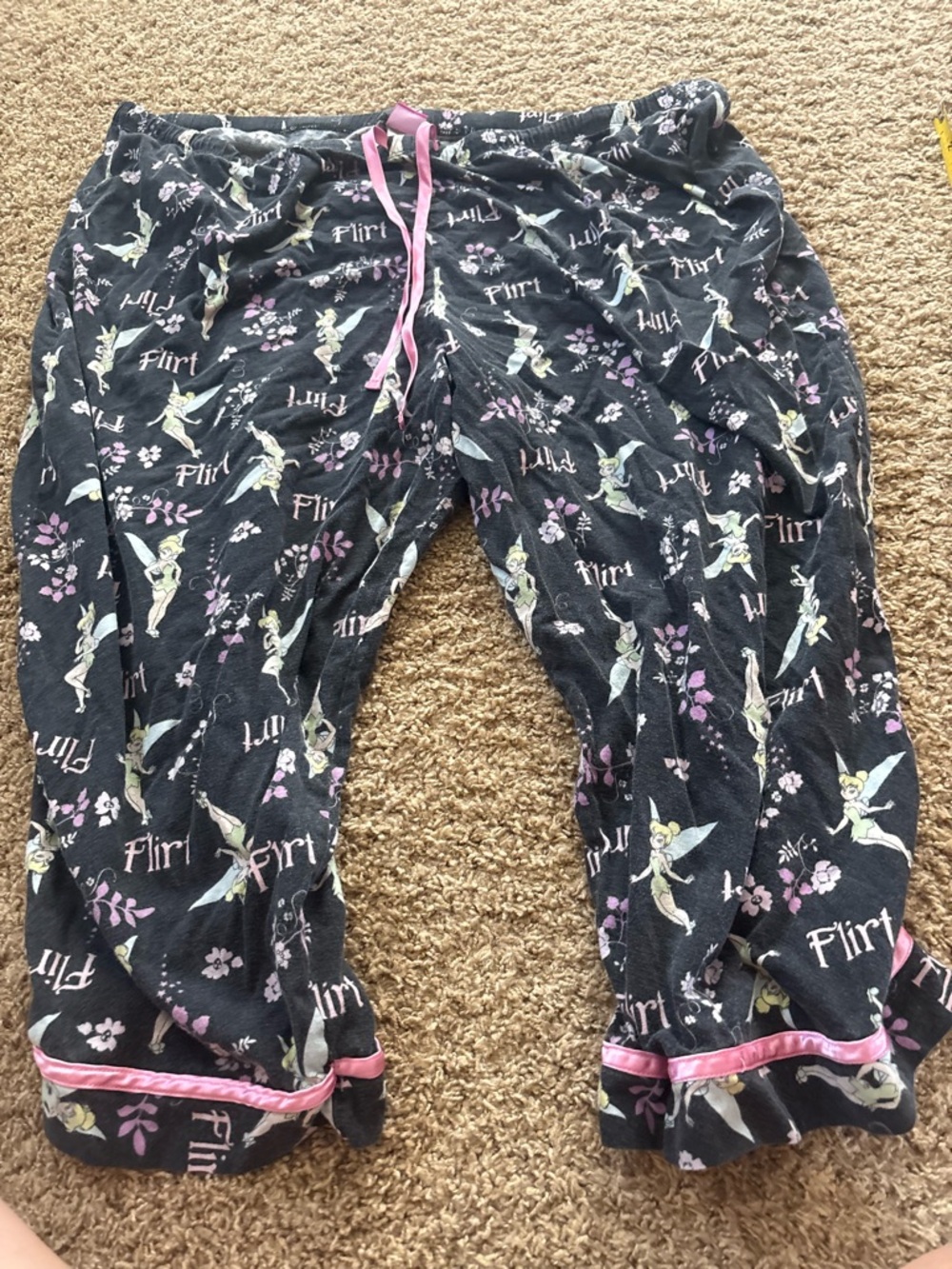 Tinkerbell Black Women’s Pajama Pants